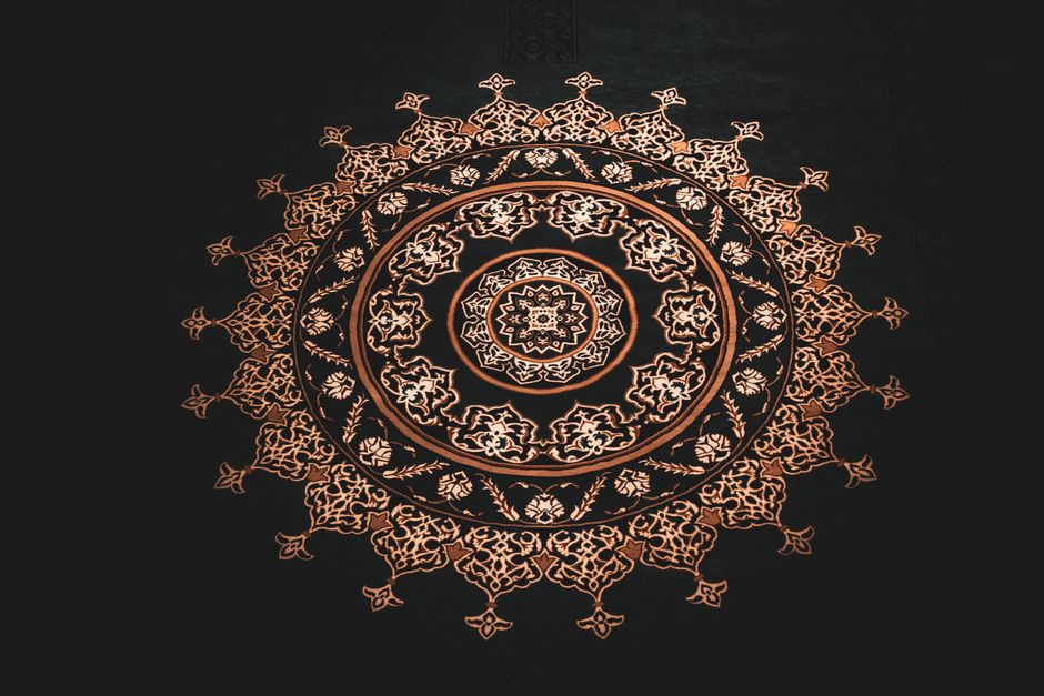 Sereen interieur dankzij blauwe mandala gordijnen
